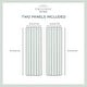 preview thumbnail 17 of 26, ATI Home Belgian Sheer Hidden Tab Top Curtain Panel Pair