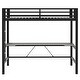preview thumbnail 17 of 64, Metal Gaming Loft Bed Frame with LED Light USB Charge Station
