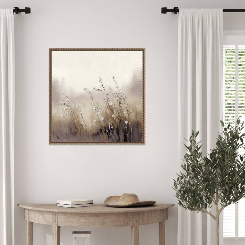 Sunlit Haven No. 2 by Elara Yasna Framed Canvas Wall Art Print