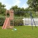 preview thumbnail 11 of 17, vidaXL Swing Set Outdoor Backyard Wooden Playground Equipment for Kids Age 3-8 124.4" x 101.2" x 81.5" Douglas