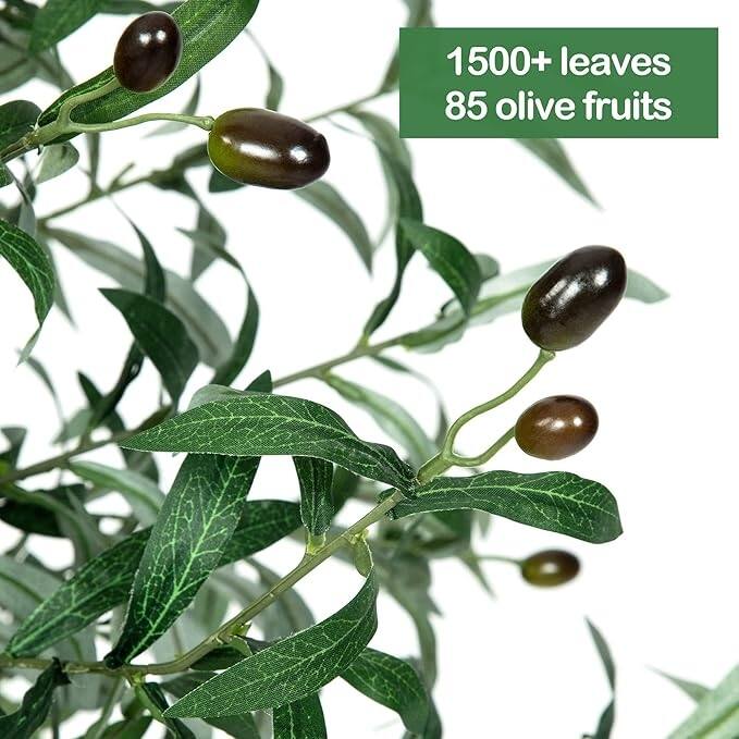Artificial Olive Tree Indoor 7FT Home Decor Living Room - 83in