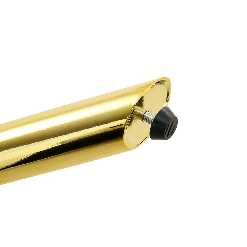 Velvet Accent Dining Chair with Metal Legs Modern Upholstered Armless Chair, Set of 2