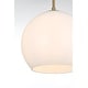preview thumbnail 7 of 9, Elegant Lighting Baxter Single Light 10" Wide Mini Pendant with