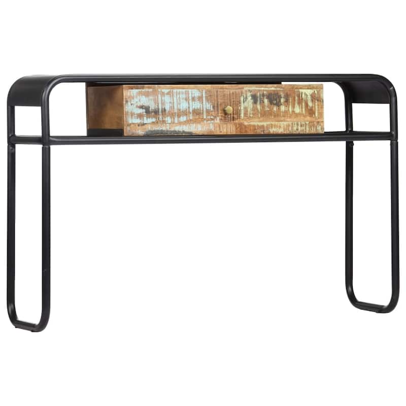 vidaXL Console Table 46.5"x11.8"x29.5" Solid Reclaimed Wood - 46.5" x 11.8" x 29.5"