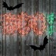 preview thumbnail 2 of 4, National Tree Company Halloween Lighted Sign Decoration, White, 'BOO!',LED Lights, Plug In, 3 Feet