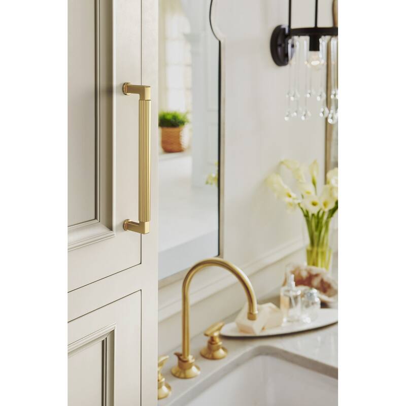 Amerock BP37645 Ballard 6-5/16" Center to Center Fluted Handle Cabinet