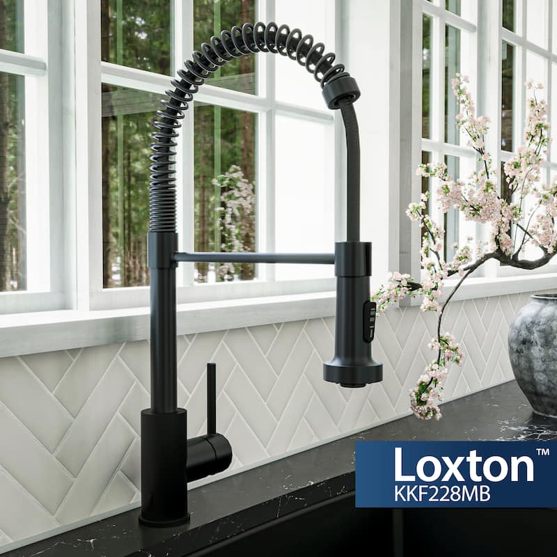 Karran Loxton Touchless Single-Handle Pull-Down Sprayer Kitchen Faucet