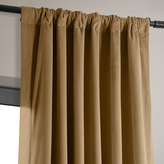 Exclusive Fabrics Signature Velvet Blackout Curtain (1 Panel)
