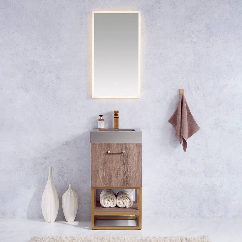 Miseno MV789018 Alistair 18" Free Standing Single Basin Vanity Set