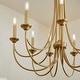 preview thumbnail 2 of 4, Quorum International Brooks 8 Light 29" Wide Chandelier