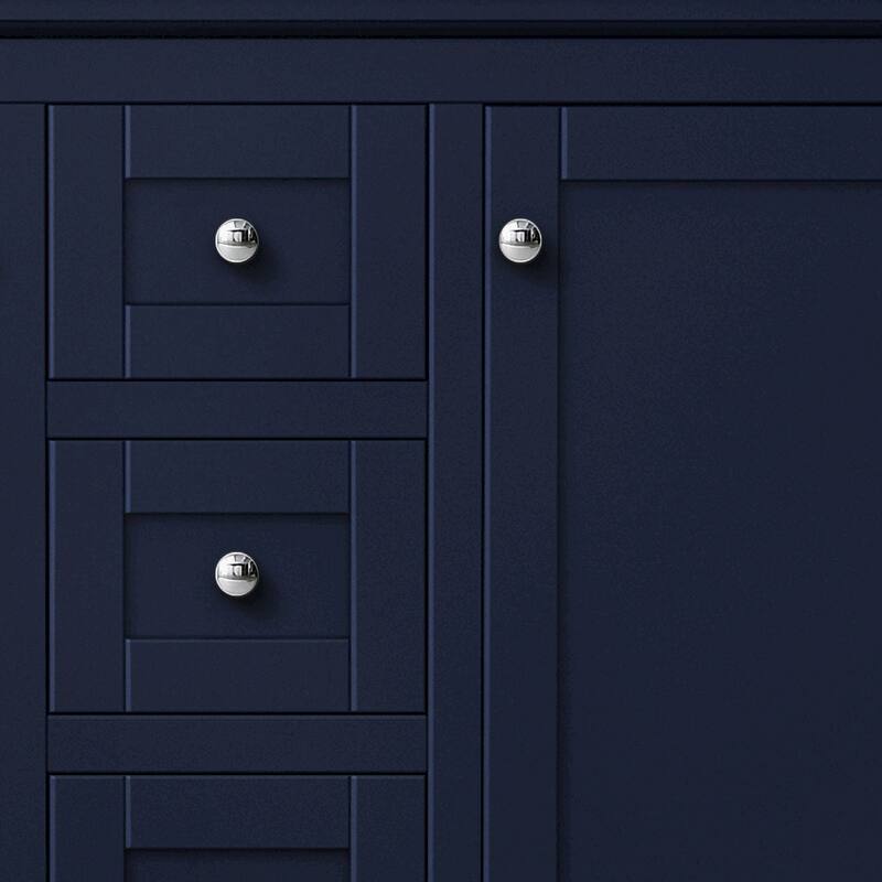 Wyndham Collection Avery 48" Double Free Standing Vanity Cabinet -