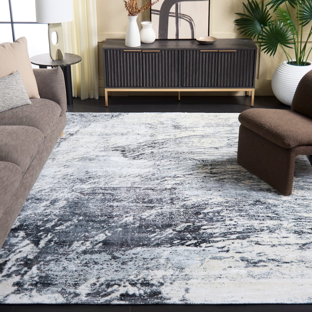 SAFAVIEH Handmade Mirage Hedwige Modern Abstract Viscose Rug