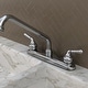preview thumbnail 6 of 8, Belanger 21465W Low-Arc Double Handle Kitchen Faucet, Polished Chrome