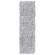 SAFAVIEH Handmade Leather Shag Carlijn Modern Decorative Rug - 2'3" x 9' Runner - White