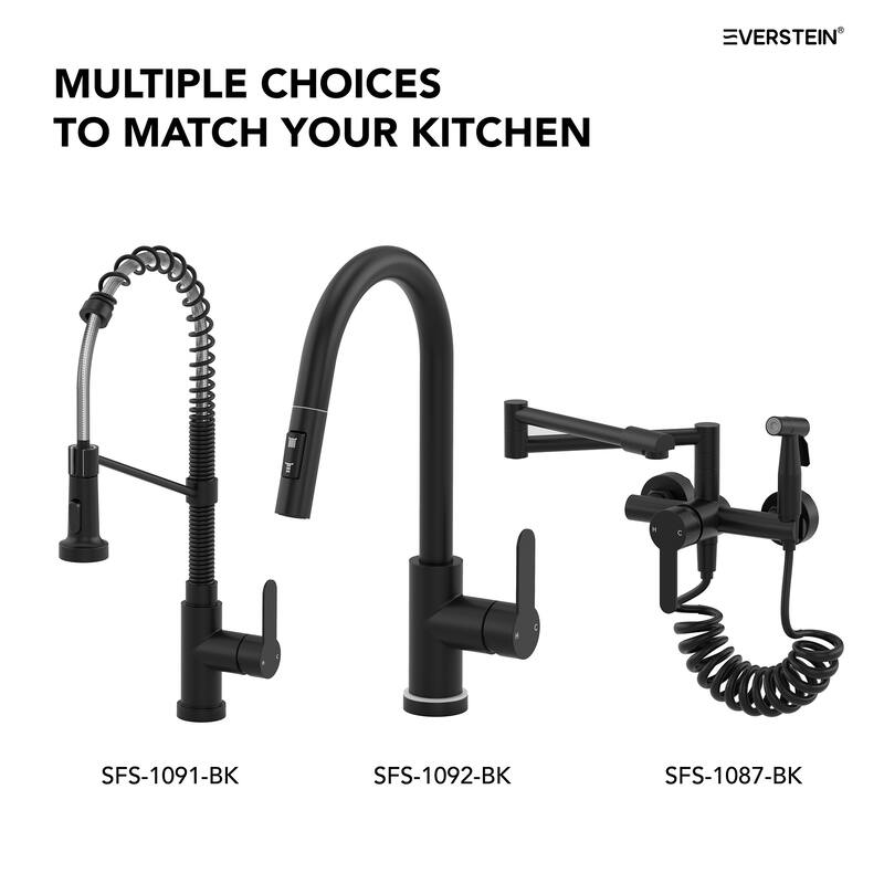 Kitchen Faucets with Pull Down Sprayer LED Single Handle High Arc Pull Out Kitchen Faucet Kitchen Sink Faucet