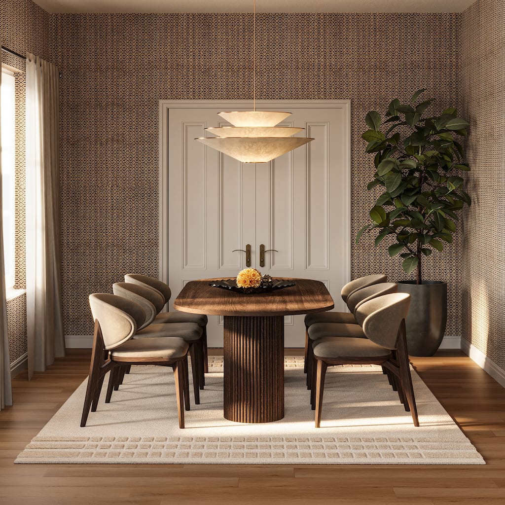 Carmeon Hamilton Barron Solid Bohemian Wool Rug