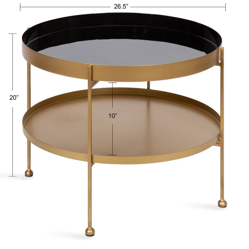 Kate and Laurel Nira Metal Coffee Table
