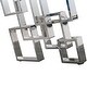 preview thumbnail 7 of 5, Dining Table Modern Tempered Glass Table with Steel Heavy Base Kitchen