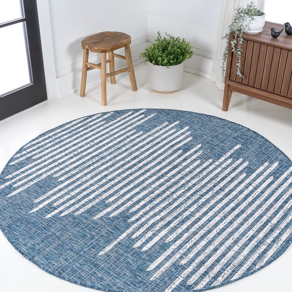 JONATHAN Y Colonia Berber Stripe Geometric Indoor/Outdoor Area Rug