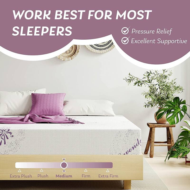 Queen Mattress 12 Inch, Memory Foam Mattress in a Box,CertiPUR-US Certified