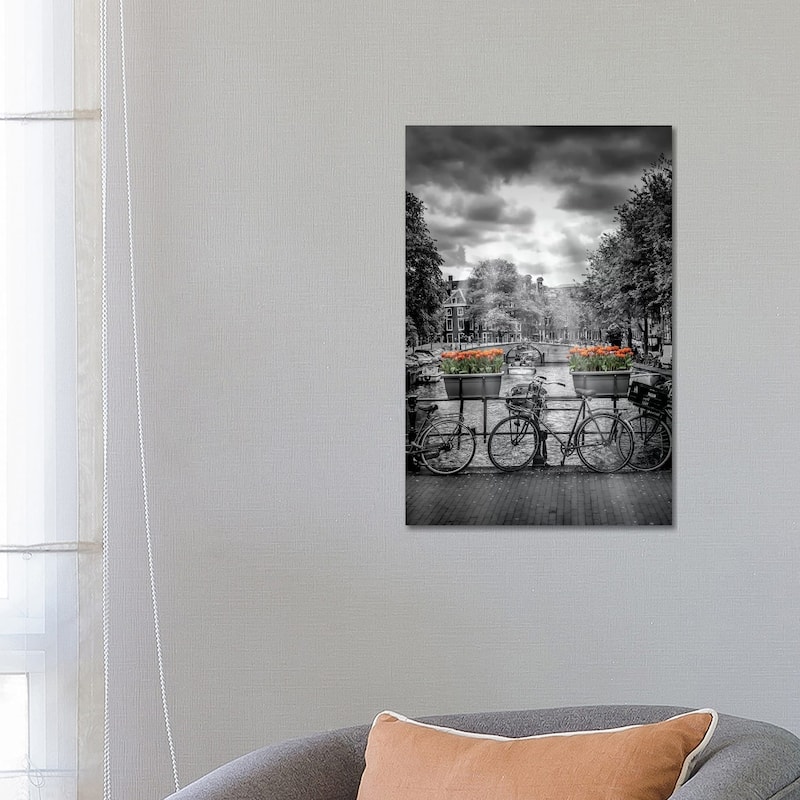 iCanvas "Herengracht Amsterdam" by Melanie Viola Canvas Print - 26x18x1.5