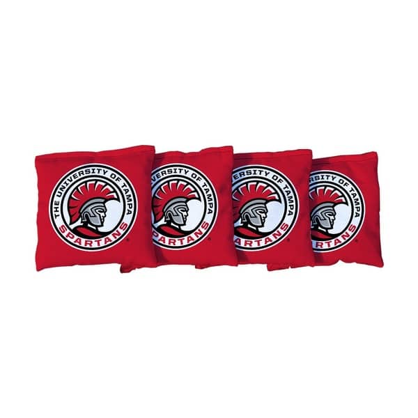 slide 2 of 3, Tampa Red Cornhole Bags All-Weather Resin Filled