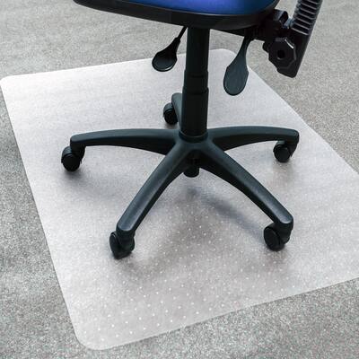 Ecotex BioPVC Chair Mat for Low Pile Carpets up to 1/4" Thick - 45" x 53"