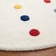 preview thumbnail 12 of 15, SAFAVIEH Kids Ayleen Polka Dot Wool Rug