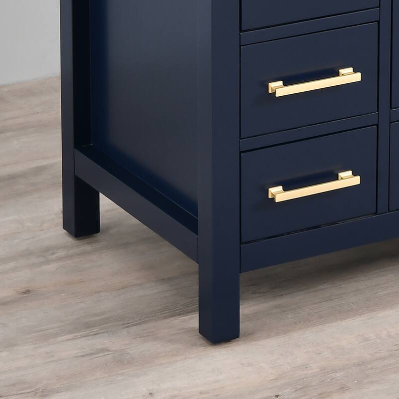 PROOX 54inch Freestanding Bathroom Vanity w Engineered Counter Top Cearmic Sink