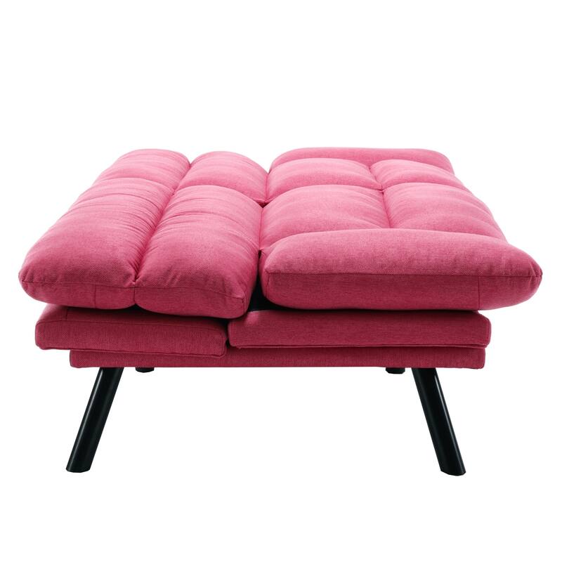 Thick cushion sofa, sofa bed, sleeper sofa with metal feet
