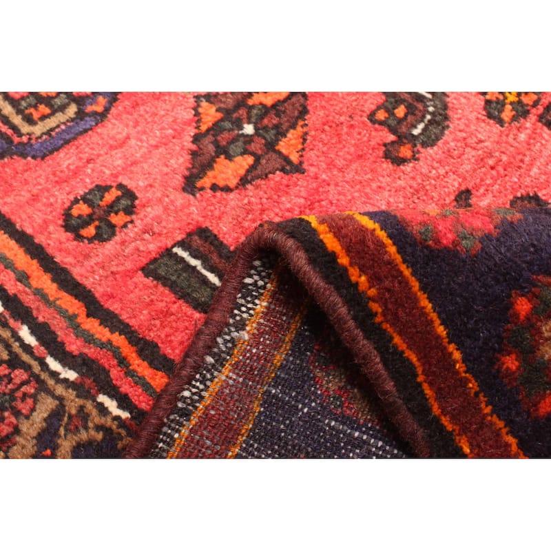 ECARPETGALLERY Hand-knotted Andelz Red Wool Rug - 4'4 x 6'6