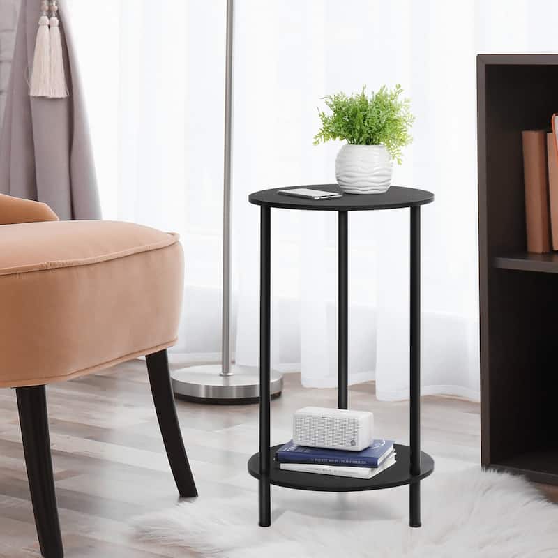 Small End Tables Living Room Set of 2