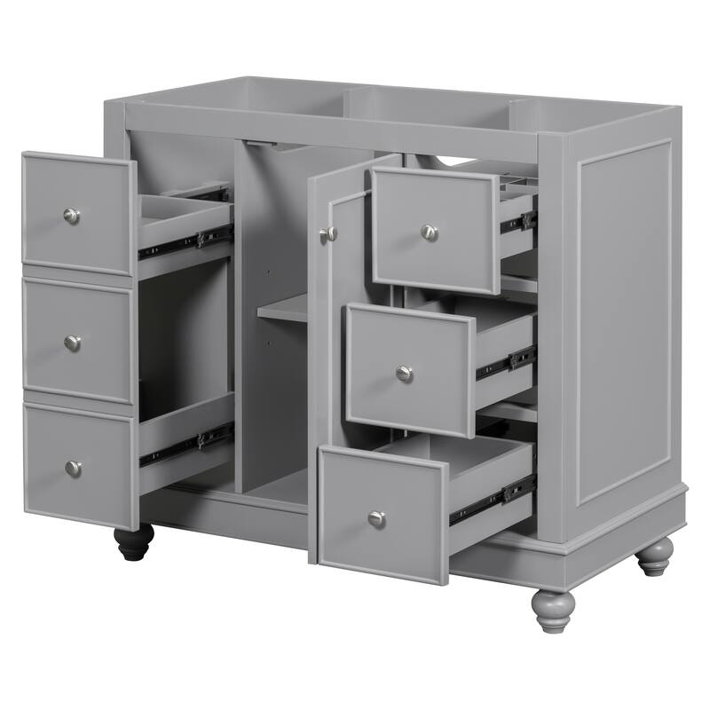 36" Gray Bathroom vanity