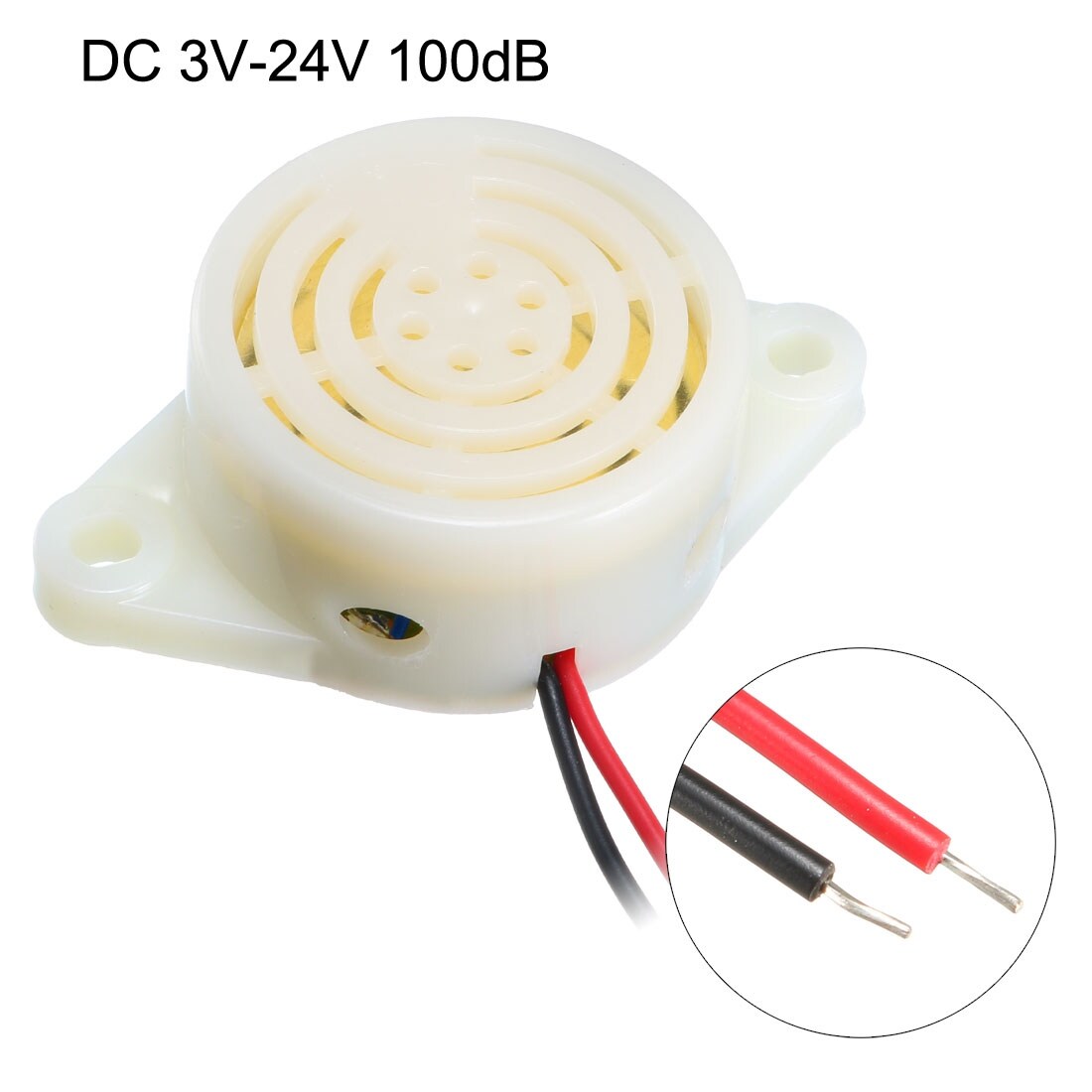 2PCS SFM-27 DC 3-24V Industrial Continuous Sound Electronic Buzzer NEW