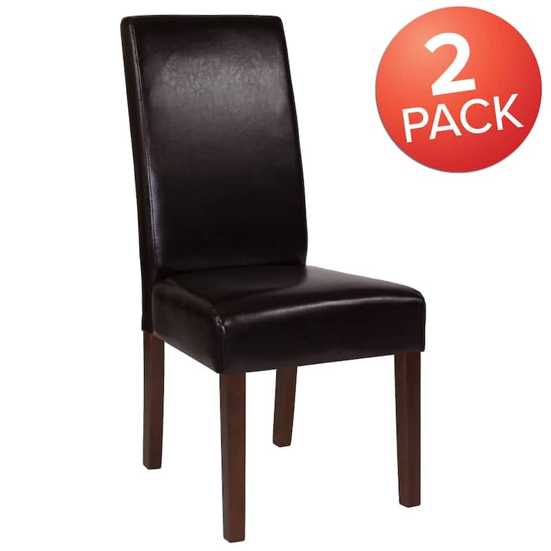 Upholstered Wood Parsons Chair (Set of 2) - 19"W x 21.5"D x 40"H