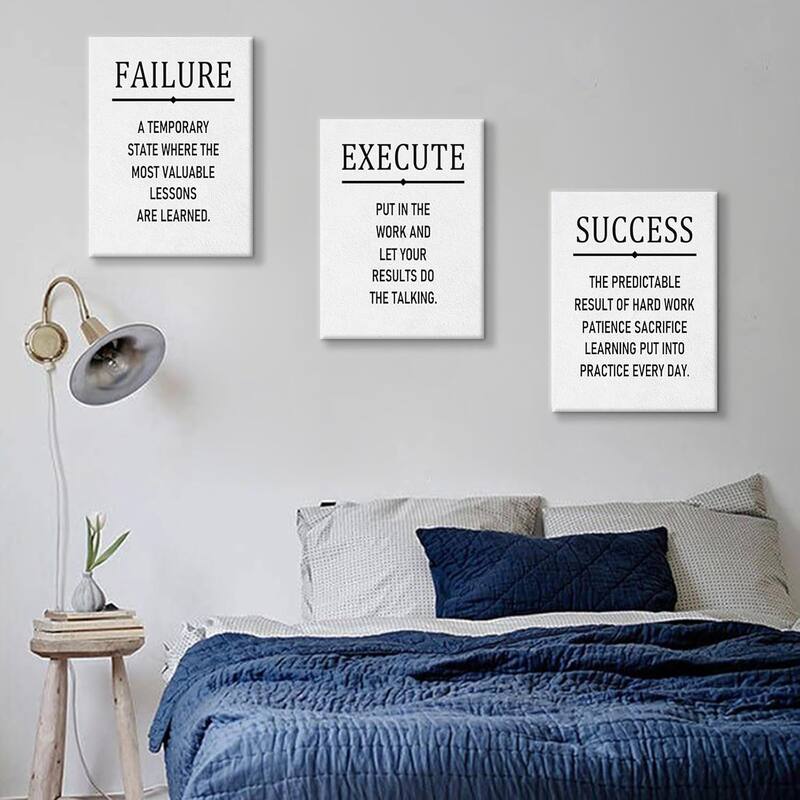 Inspirational Canvas Wall Art 3 Pieces