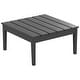 preview thumbnail 54 of 70, POLYTRENDS Shoreside HDPE Eco-Friendly All Weather Square Modern 32" Conversation Table