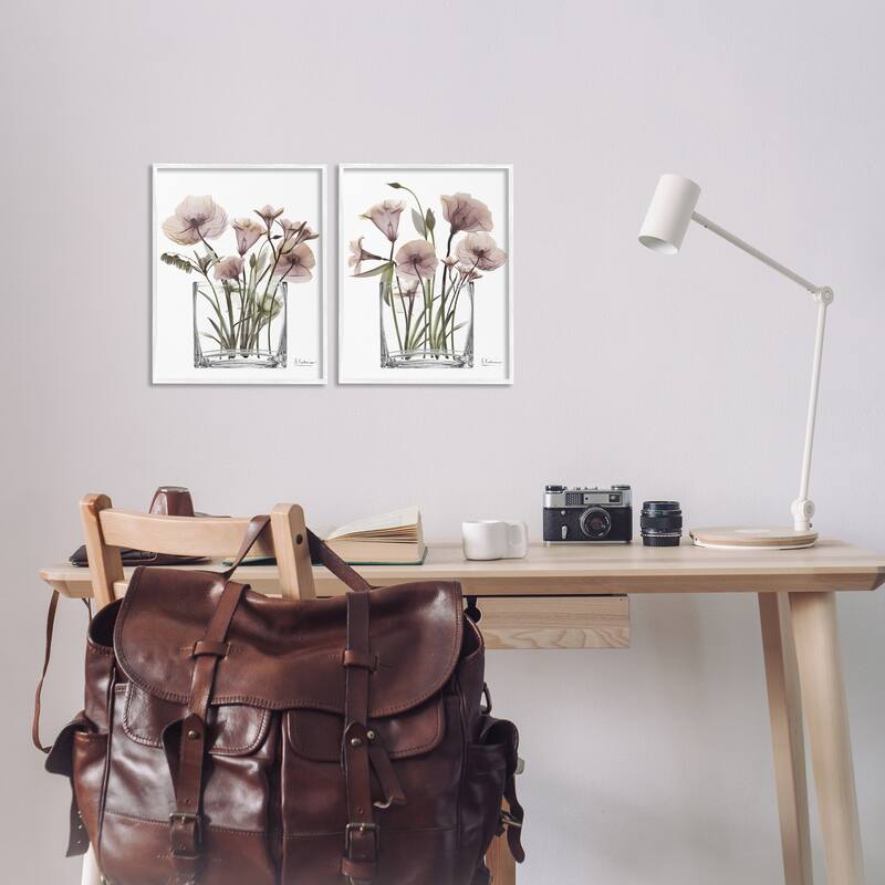 Stupell Earthy Infatuation Bouquet Framed Giclee Art Design By Albert Koetsier (Set of 2)