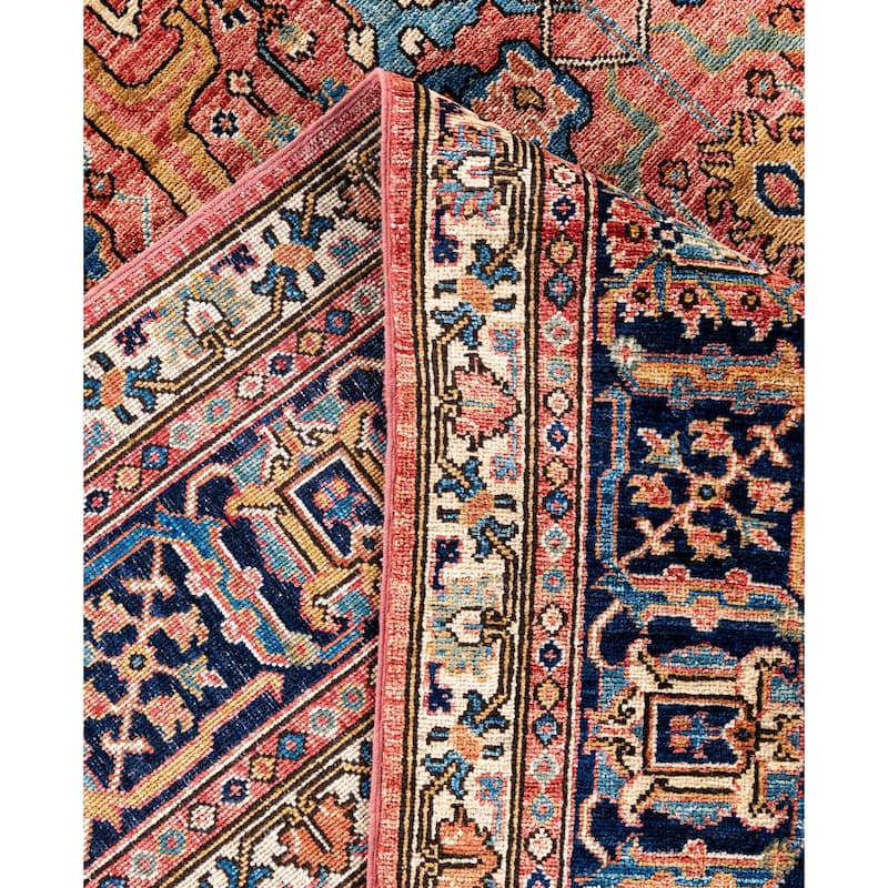 Serapi One-of-a-Kind Hand-Knotted Area Rug - Pink - 9' 2" x 12' 0"
