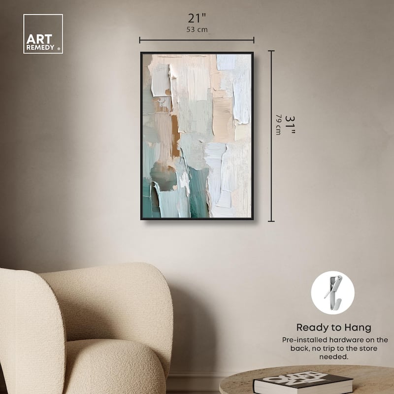 Impasto Intervals II Canvas by Art Remedy