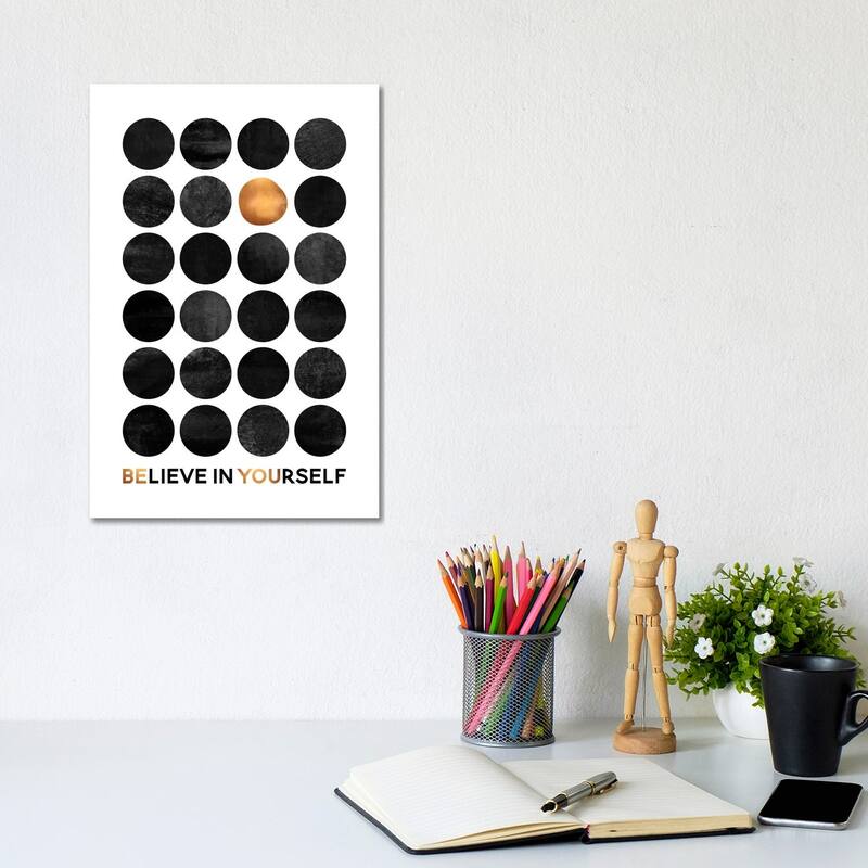 iCanvas "Be You II" by Elisabeth Fredriksson Canvas Print - 12x8x0.75