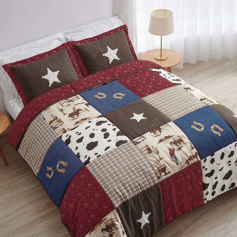 Sweet Jojo Designs Boys 'Wild West Cowboy' 2-piece Twin Comforter Set