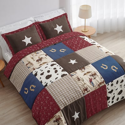 Sweet Jojo Designs Boys 'Wild West Cowboy' 2-piece Twin Comforter Set