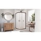 preview thumbnail 33 of 69, DreamLine Prime 38 in. x 38 in. x 74 3/4 in. Sliding Shower Enclosure and Shower Base Kit - 38" x 38"