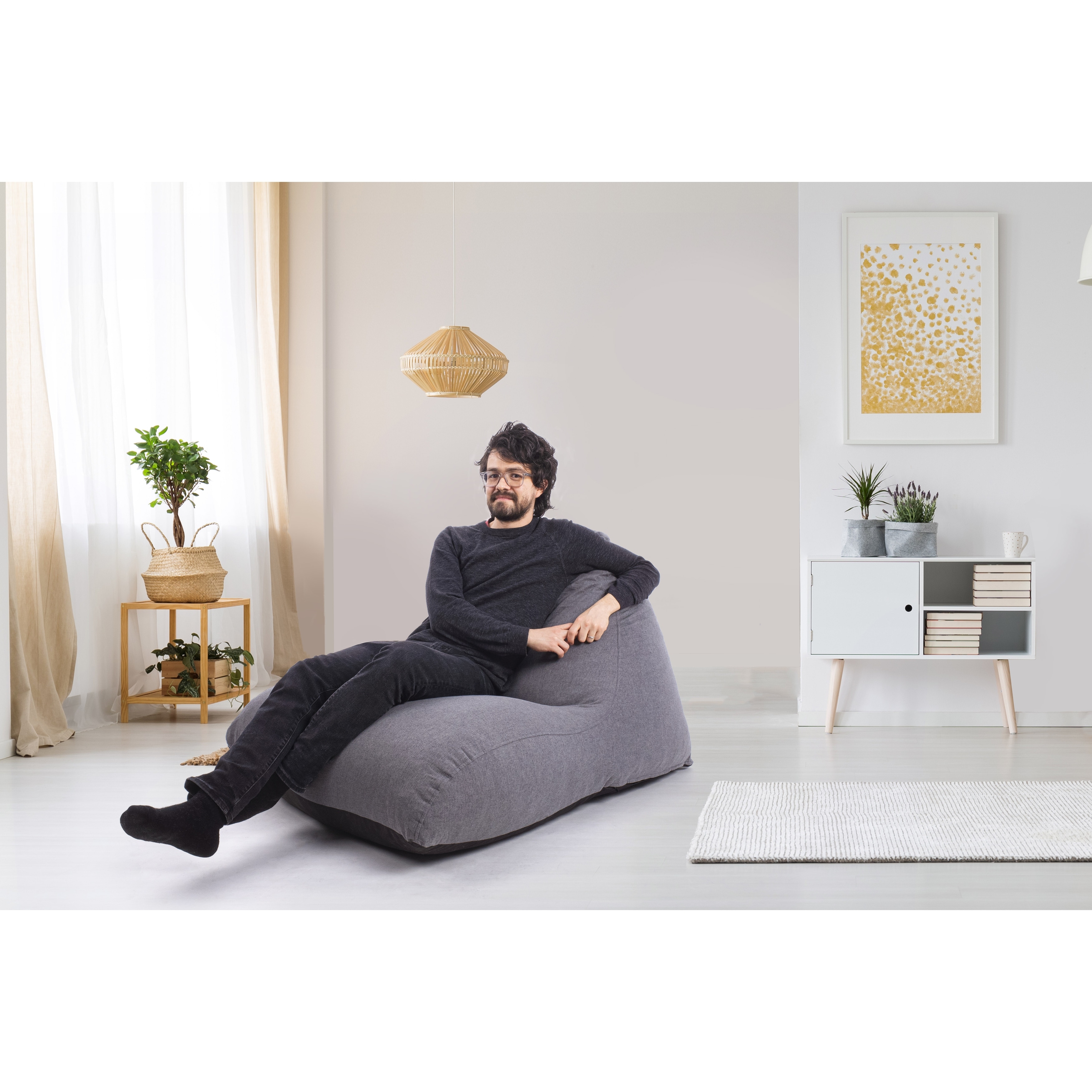 Lounge Co Jumbo Foam Chair Bed Bath Beyond 34243796