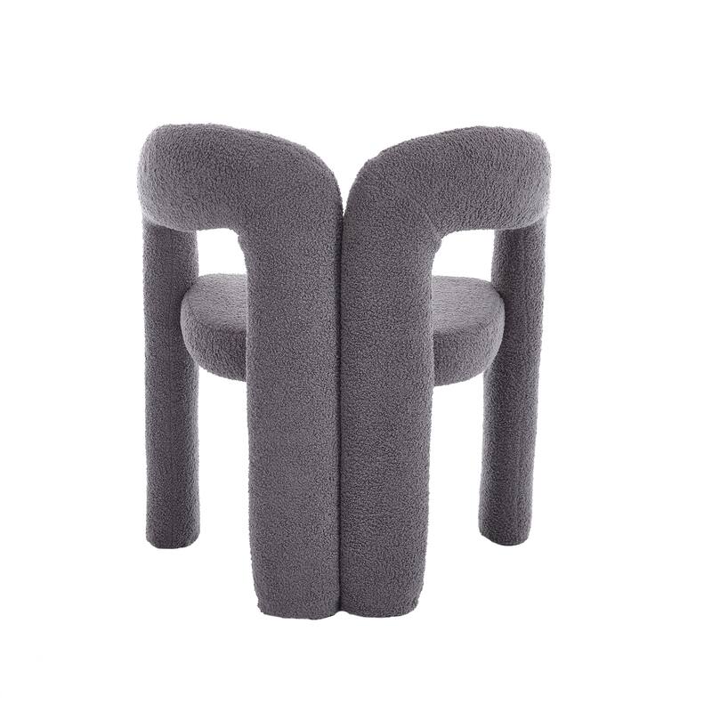 Contemporary Designed Fabric Upholstered Accent/Dining Chair /Barrel Side Chairs Kitchen Armchair set of 2