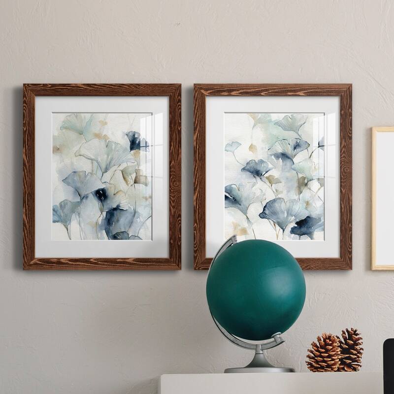 Indigo Ginkgo I-Premium Framed Print - Ready to Hang
