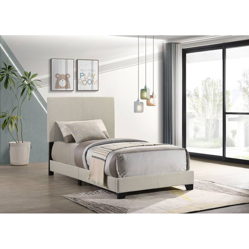 Dorian Fabric Upholstered Full Panel Bed