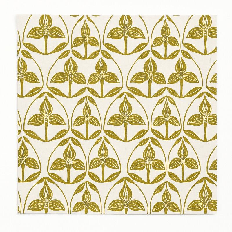 French Home Set of 4 Orchid Napkins - Chartreuse