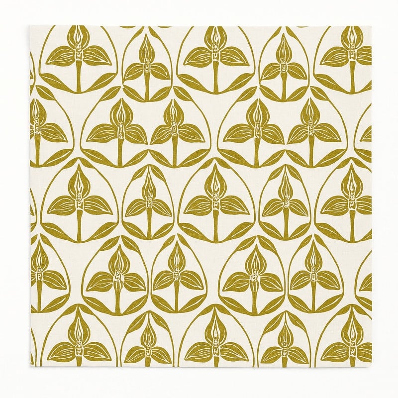 French Home Set of 4 Orchid Napkins - Chartreuse